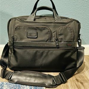 Tumi Alpha Expandable Organizer Laptop Brief